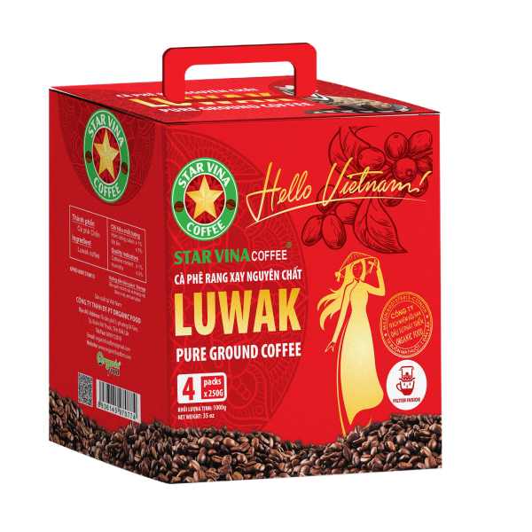 Cà Phê Bột Luwak Hiệu Starvina Coffee